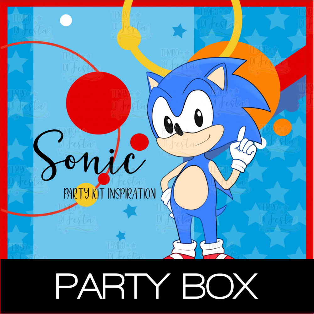 Toppe Decorativo para Cumpleaños Sonic – Tu Fiesta a un Click