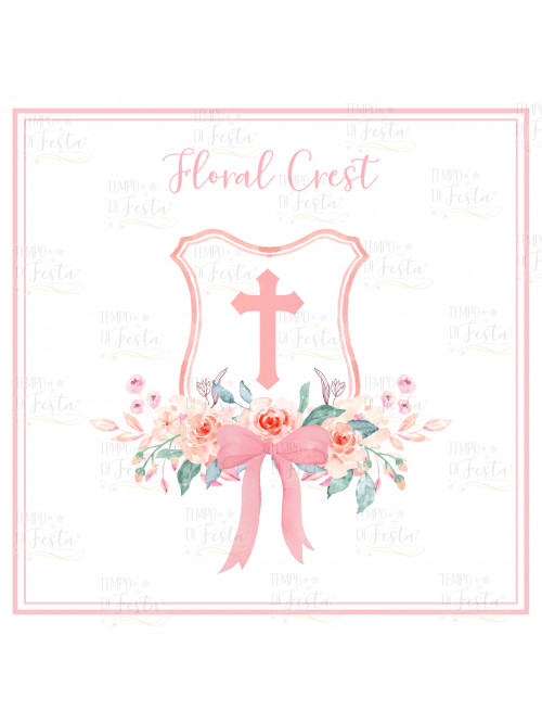 Escudo floral kit de fiesta digital para imprimir