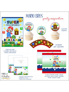 Mario Bros Digital Party Kit