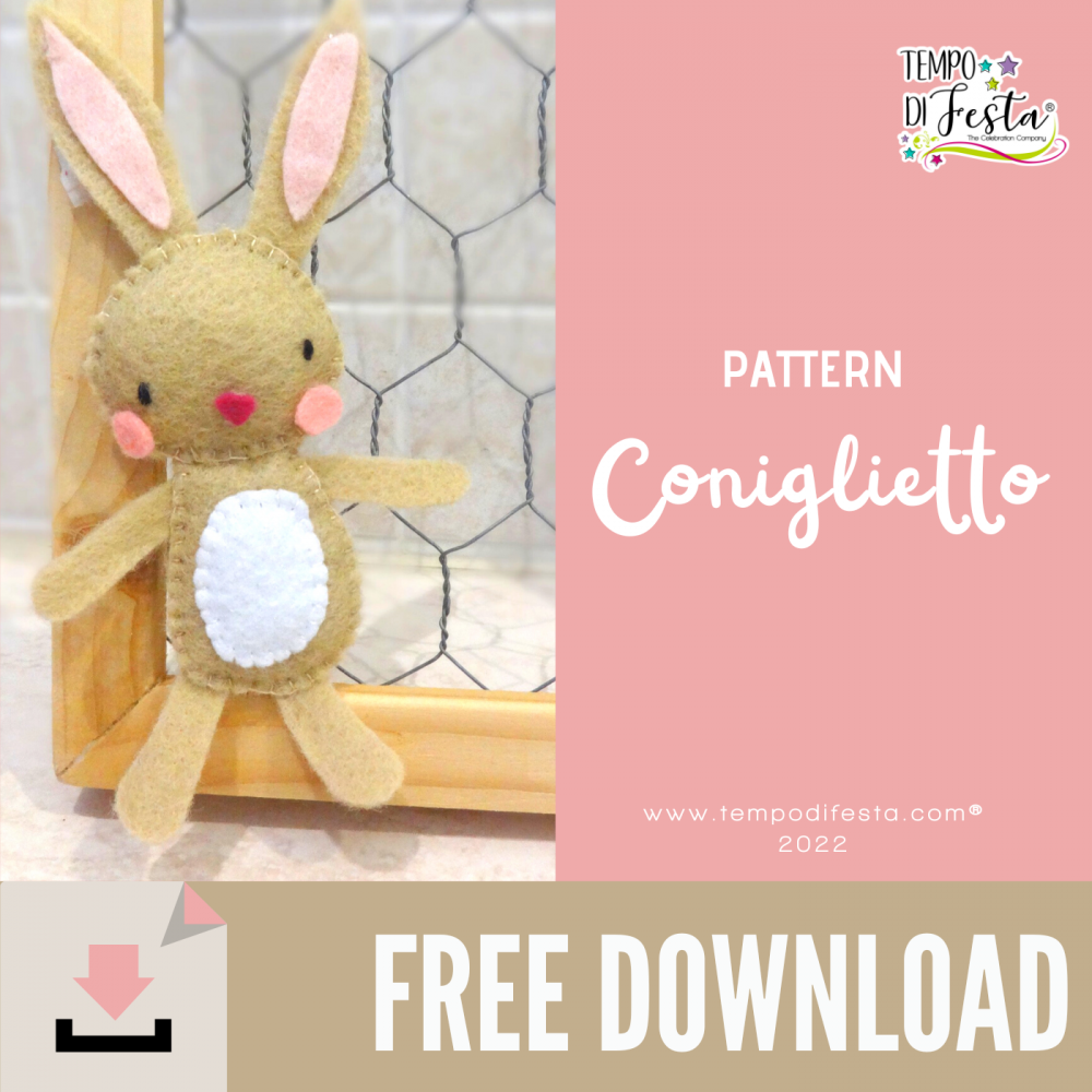 Felt Bunny free pattern