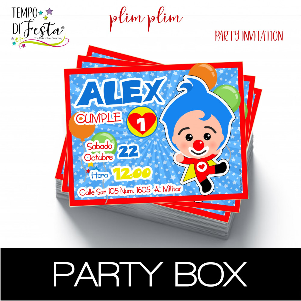 Plim Plim Paper Invitations