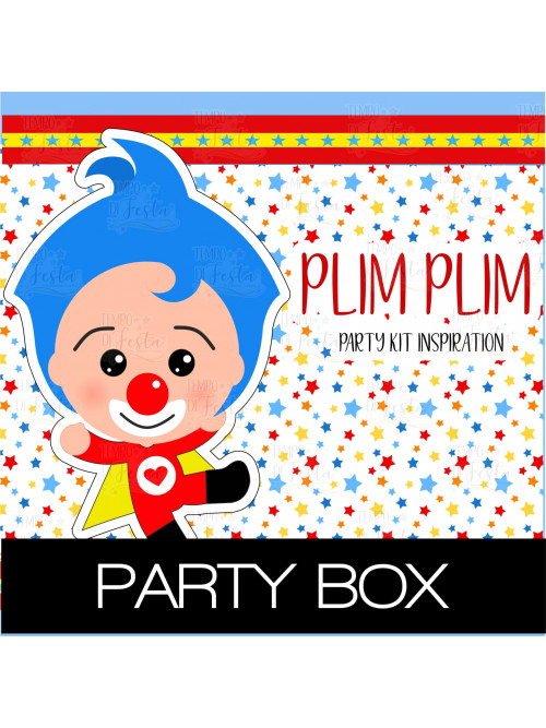 Kit Imprimible circo payaso PlimPlim - decora tu cumple