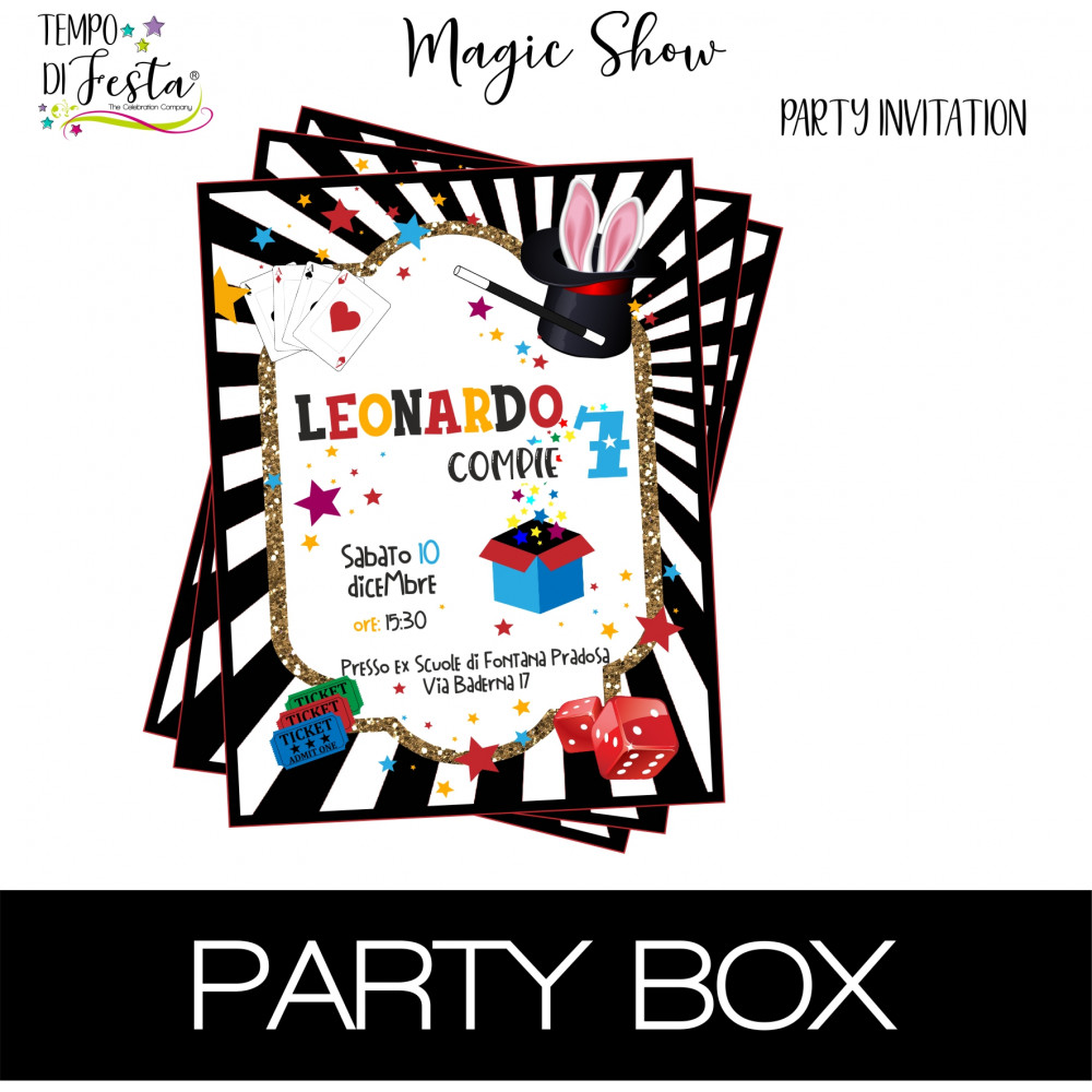 Magic show, customized party