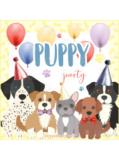 Puppy digital party kit