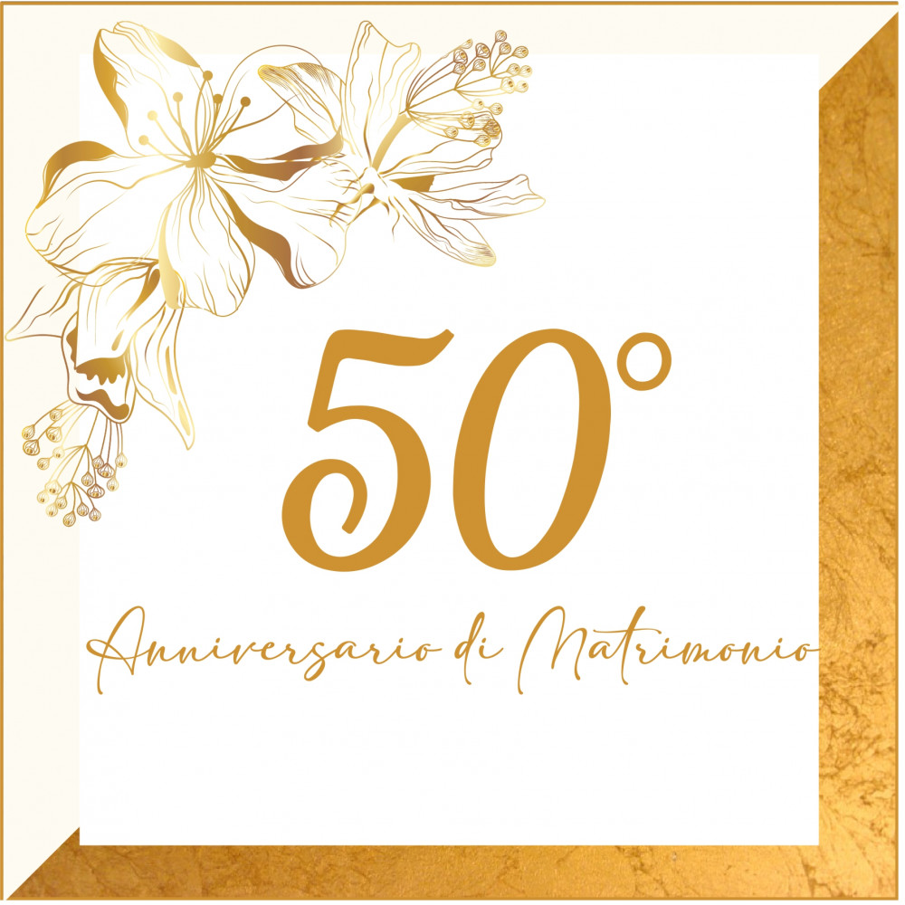 50th Wedding Anniversary digital party kit