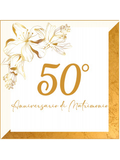 50° anniversario di matrimonio party kit digitale