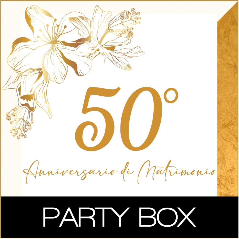 Festa personalizzata a tema 50° anniversario di matrimonio