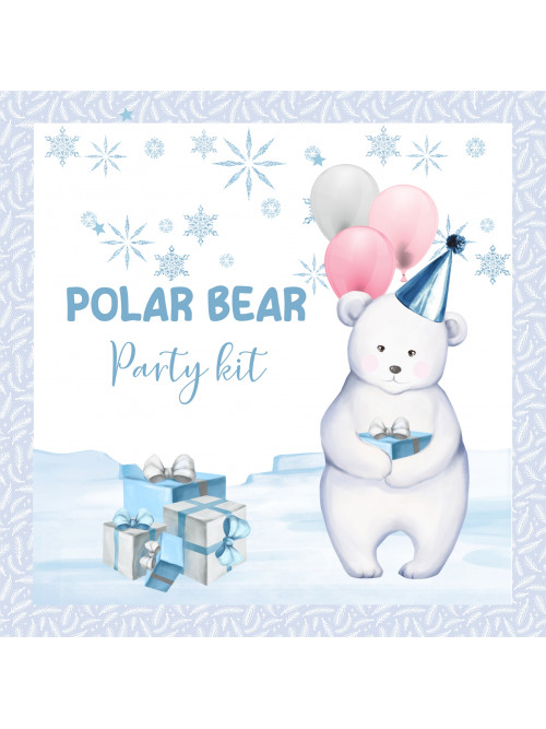 Polar Bear digital party kit