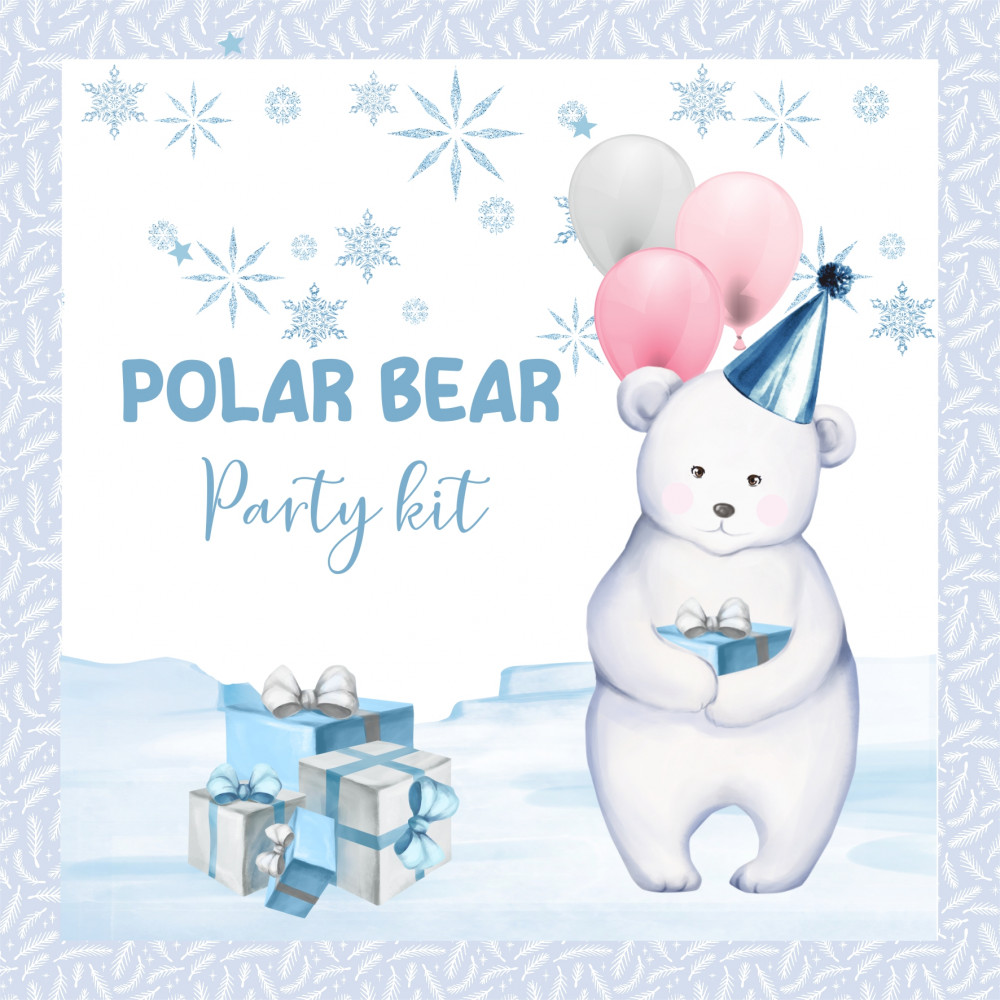 oso polar Kit de fiesta digital