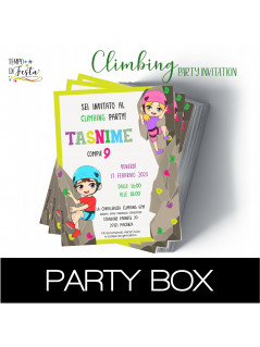 Climbing paper invitations