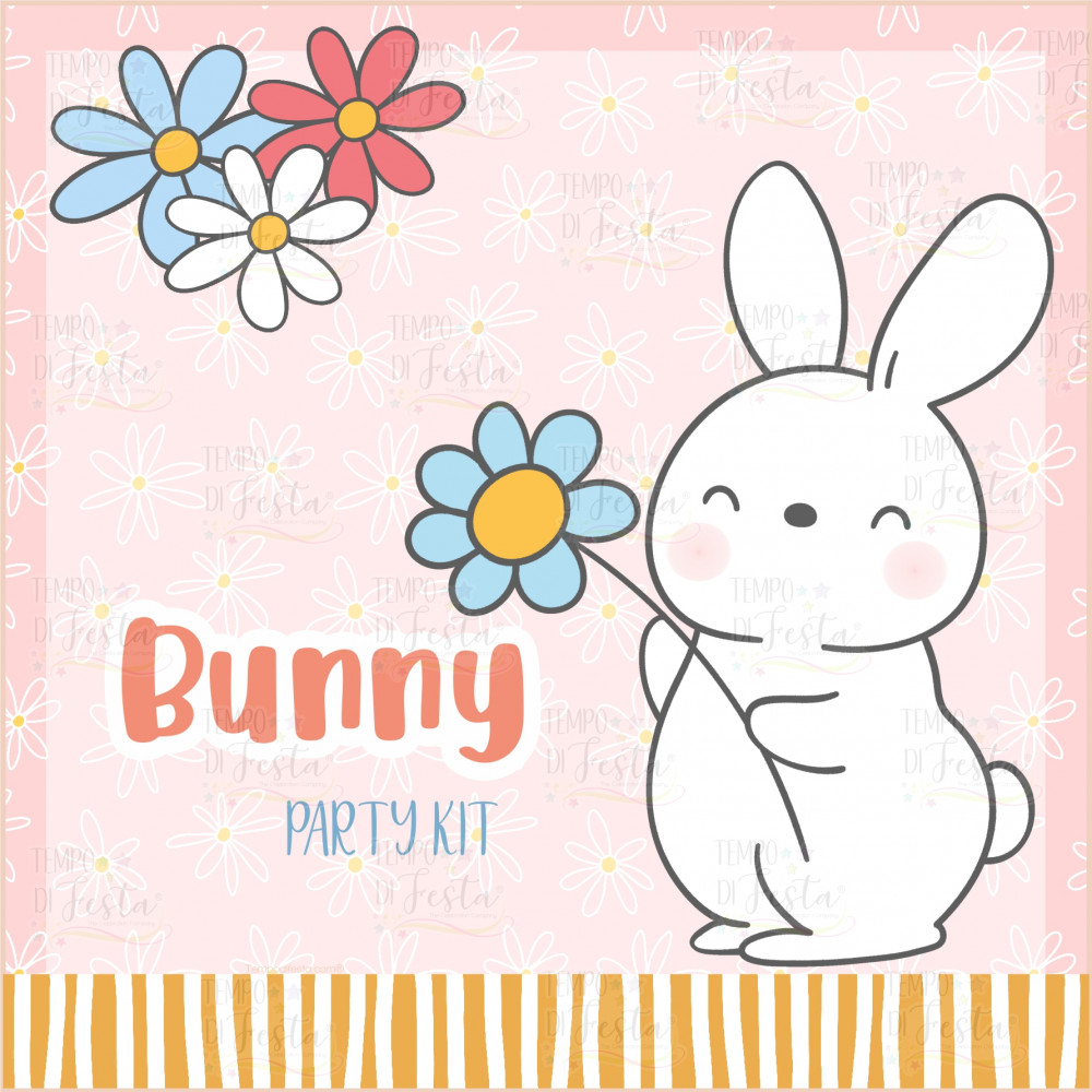 Bunny digital party kit