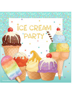 Ice Cream Digital Party Kit