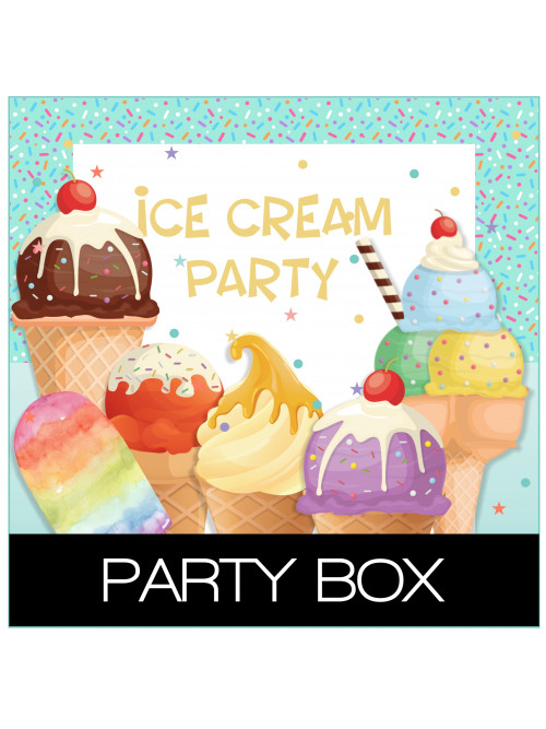 Ice Cream customized party kit