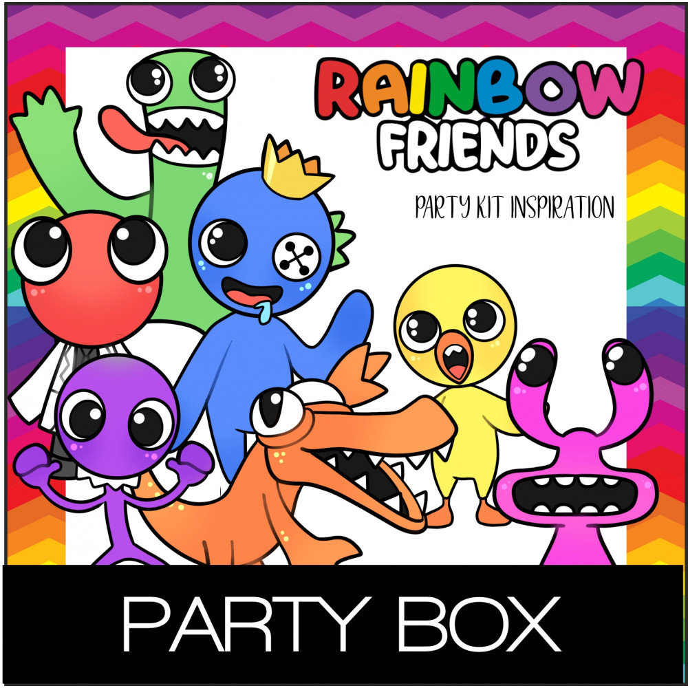 Rainbow Friends customized party