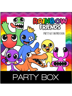 Gli amici dell'arcobaleno festa personalizzata