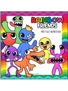 Rainbow Friends digital party kit
