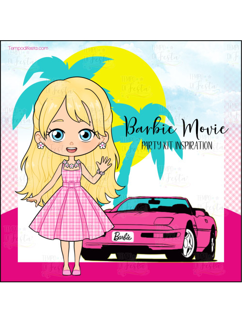 Barbie Movie party kit digitale