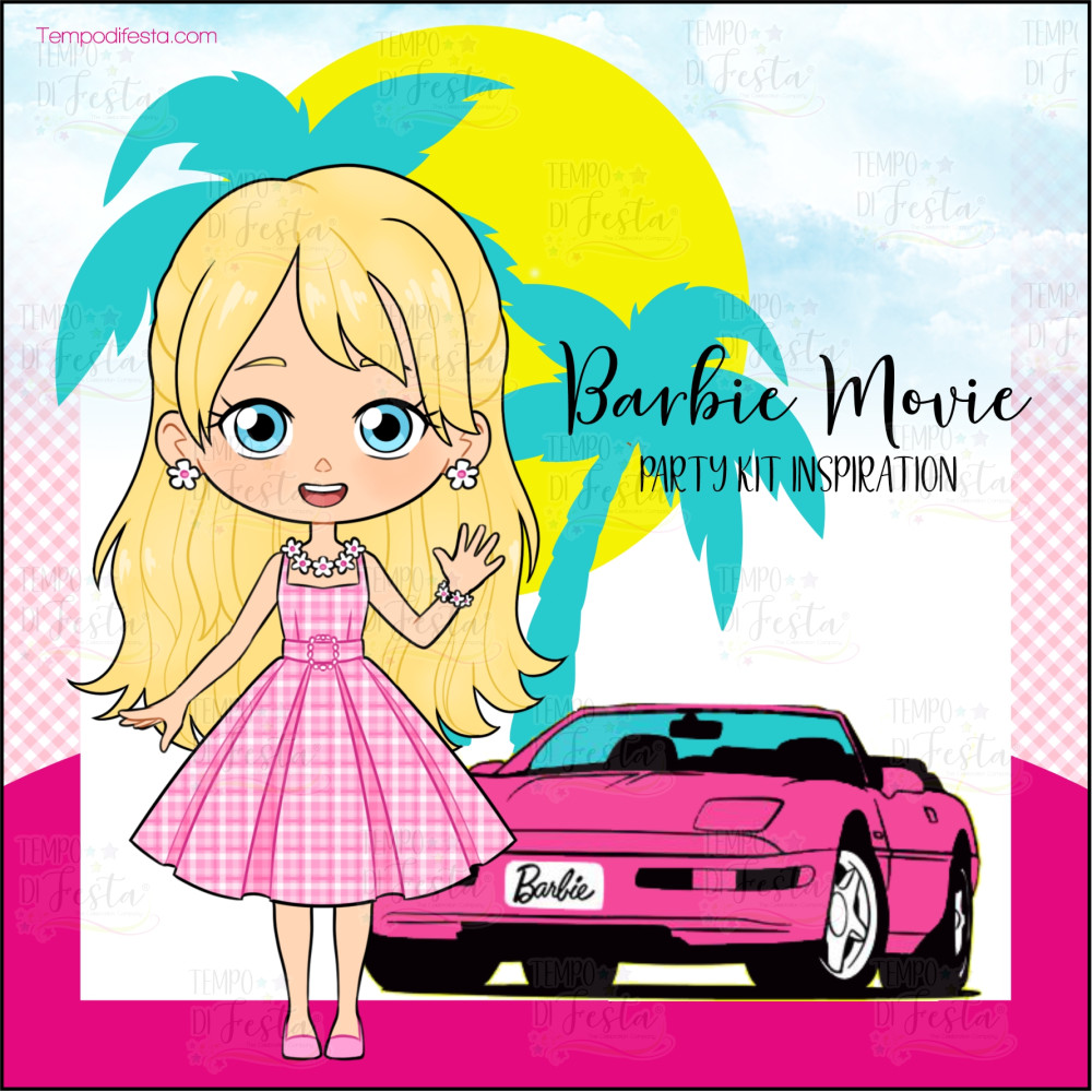 Barbie Movie kit de fiesta digital