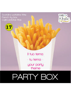 Themed customized french fry box