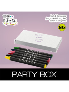 Set de crayolas personalizadas