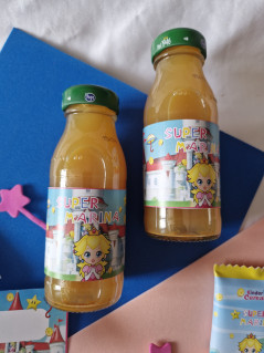 Principessa Peach etichette di succo personalizzati