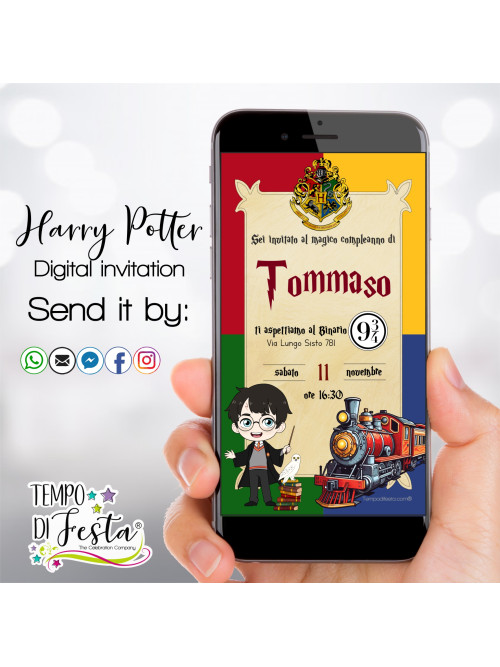 Harry Potter Invitación digital para WhatsApp