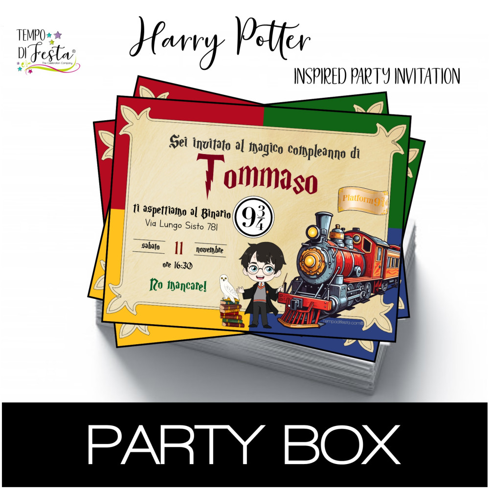Harry Potter inviti di carta