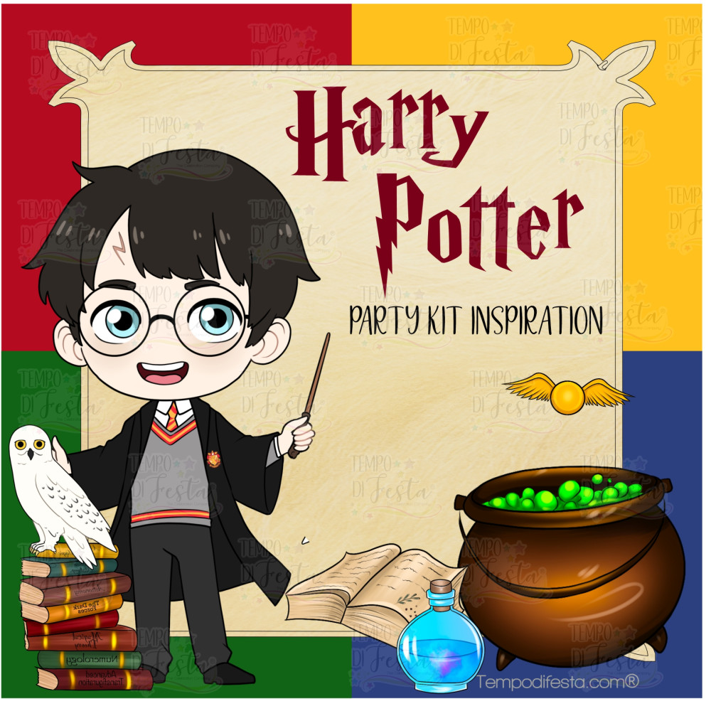 Harry Potter customized digital party kit