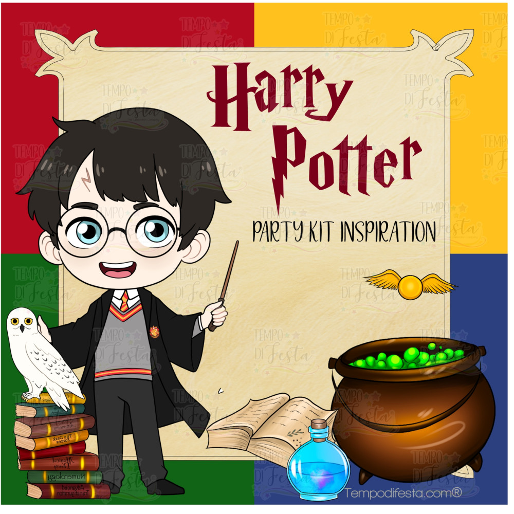 Harry Potter Kit de fiesta digital personalizada