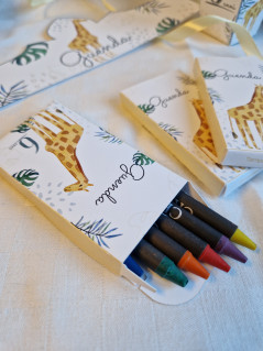 Set di 6 crayons personalizzate