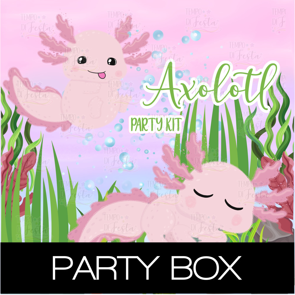 Axolotl customized party box