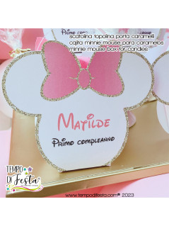 Customized Minnie Mouse candy box