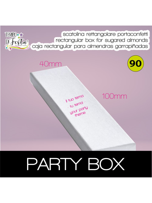 Rectangular customized box