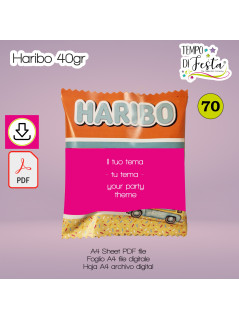 Bustine digitali per Haribo 40gr