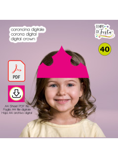 Coroncina digitale a tema