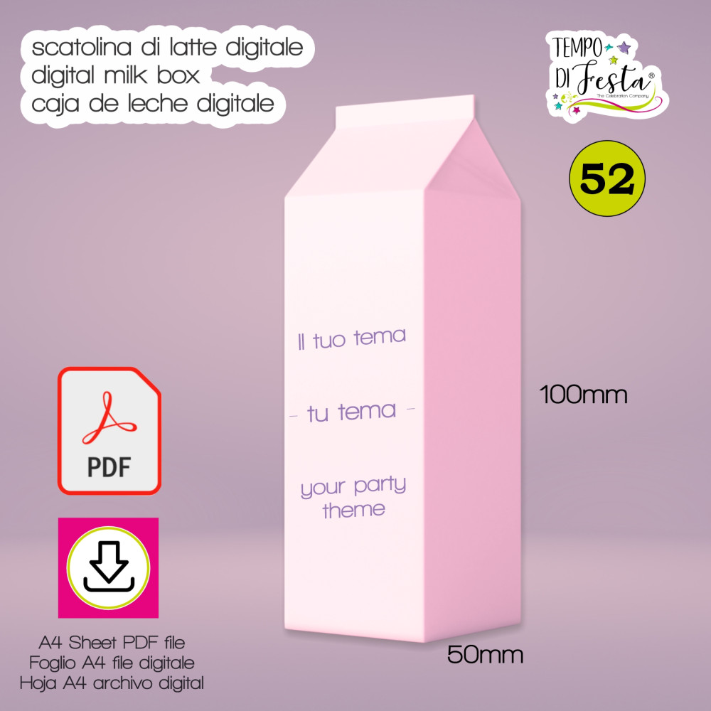 CUSTOMIZED DIGITAL MILK BOX