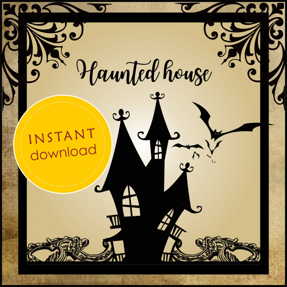 Haunted House digital party