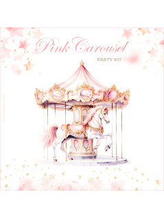 Pink carousel digital party