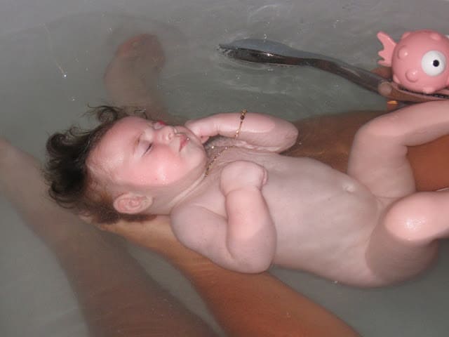 Baby's First Home Bath