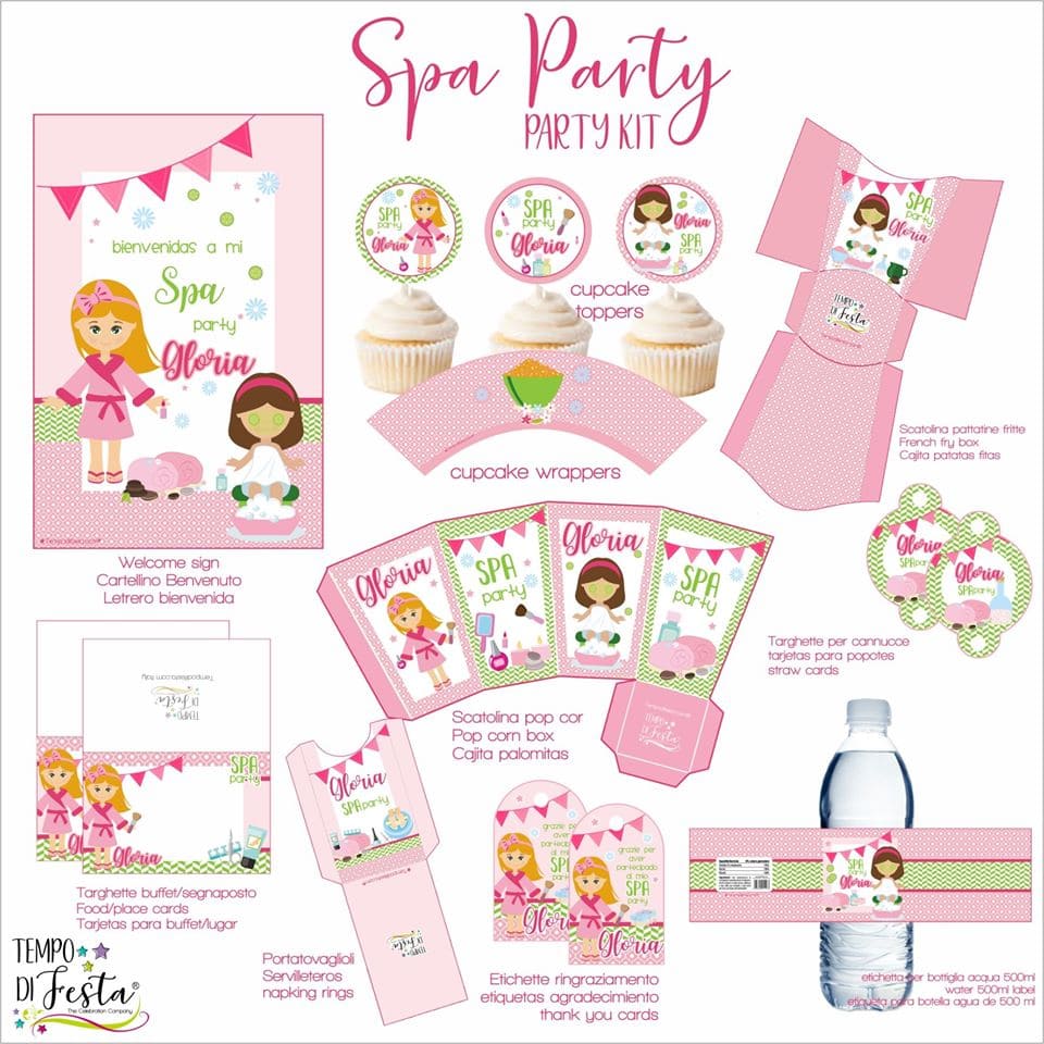 13 idee su Beauty spa bimbe  pigiama party, compleanno alla spa