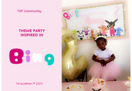 Theme party inspired in Bing in pink 2023/07/31