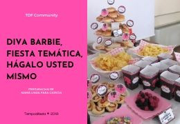 Diva barbie fiesta temática, hágalo usted mismo 27/04/2018