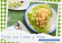 Receta Pasta con Crema y Atún 10/05/2023