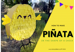 Tutorial how to make a piñata in the shape of a chick 03/31/2023