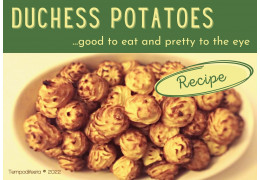 Duchess potatoes recipe 12/20/2022