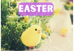 Easter chicks Themed Brunch 03/30/2023