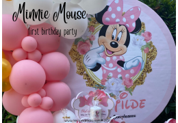 First birthday Minnie Mouse 2023/08/07