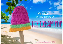 Tutorial how to make a piñata in the shape of an ice cream pop 30/05/2023