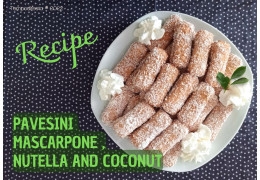 Mascarpone Pavesini recipe, Nutella and coconut 2022/08/03