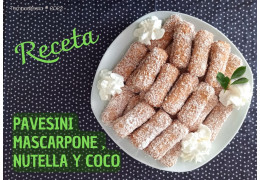 Receta de Pavesini mascarpone, Nutella y coco 10/08/2022